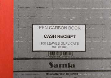 cash receipt book woolworths